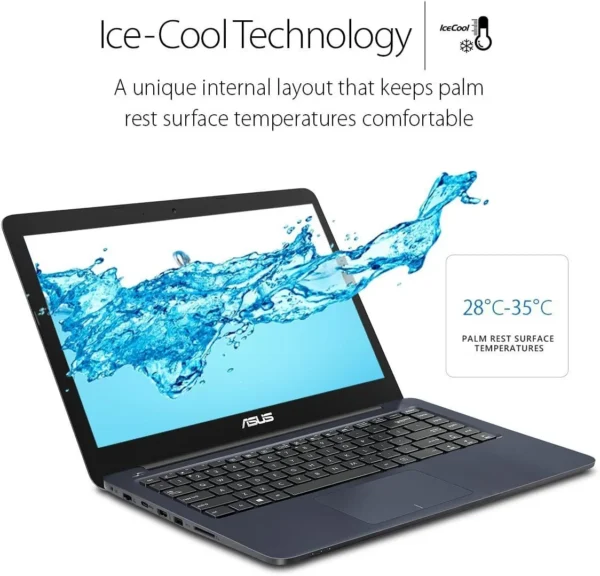 ASUS NoteBook L402 Laptop | 4GB RAM | 180GB SSD Storage | 14 inch″ Glossy Display | HD Resolution | Windows 11 | Battery 5/6 hours Laptop - Image 4