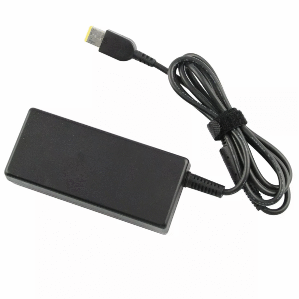 Lenovo Chromebook Charger 45W | Yellow Square Tip | 20V/2.25A – Original Slim Adapter – With Power Cable - Image 2