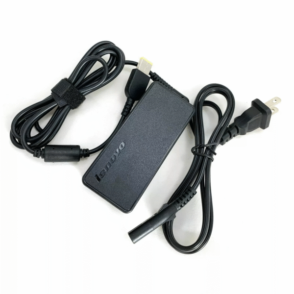 Lenovo Chromebook Charger 45W | Yellow Square Tip | 20V/2.25A – Original Slim Adapter – With Power Cable - Image 5