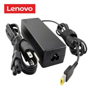 Lenovo Chromebook Charger 45W | Yellow Square Tip | 20V/2.25A – Original Slim Adapter – With Power Cable