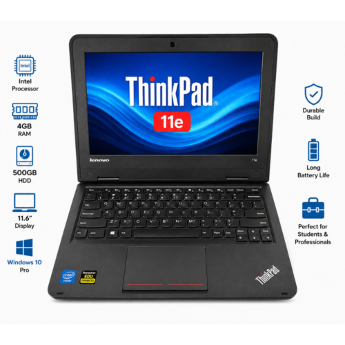 Lenovo ThinkPad 11e Laptop 4GB RAM 500GB HDD – Best Student Laptop in Pakistan