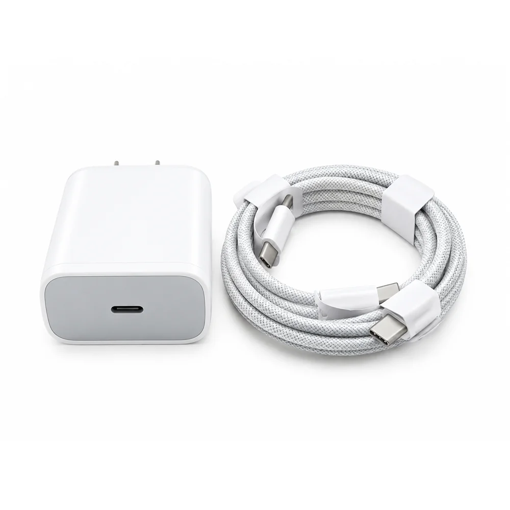25W Type-C charger front view