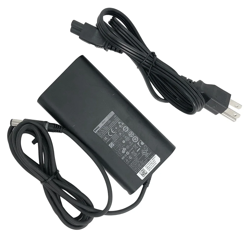 Dell laptop charger with power cable
