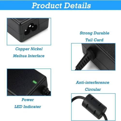 Acer 45W laptop charger adapter body