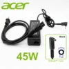 Acer 45W laptop charger front view 19.5V 2.25A