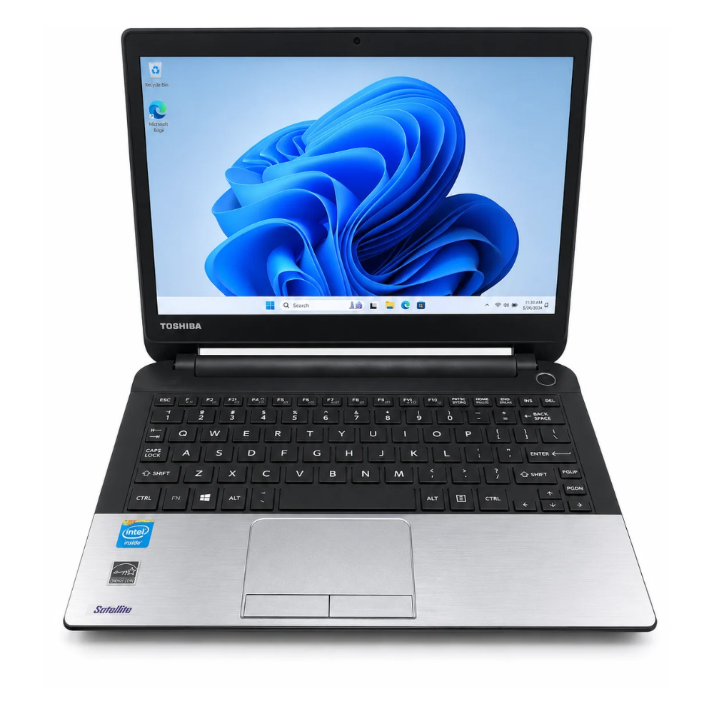 Toshiba Satellite NB15t A1303 Laptop 11.6 Inch Touchscreen | Intel Celeron N2810 Dual Core 2.0GHz | 4GB RAM 320GB HDD | HD 1366x768 LED Display | Intel HD Graphics | WiFi | Compact Portable Laptop