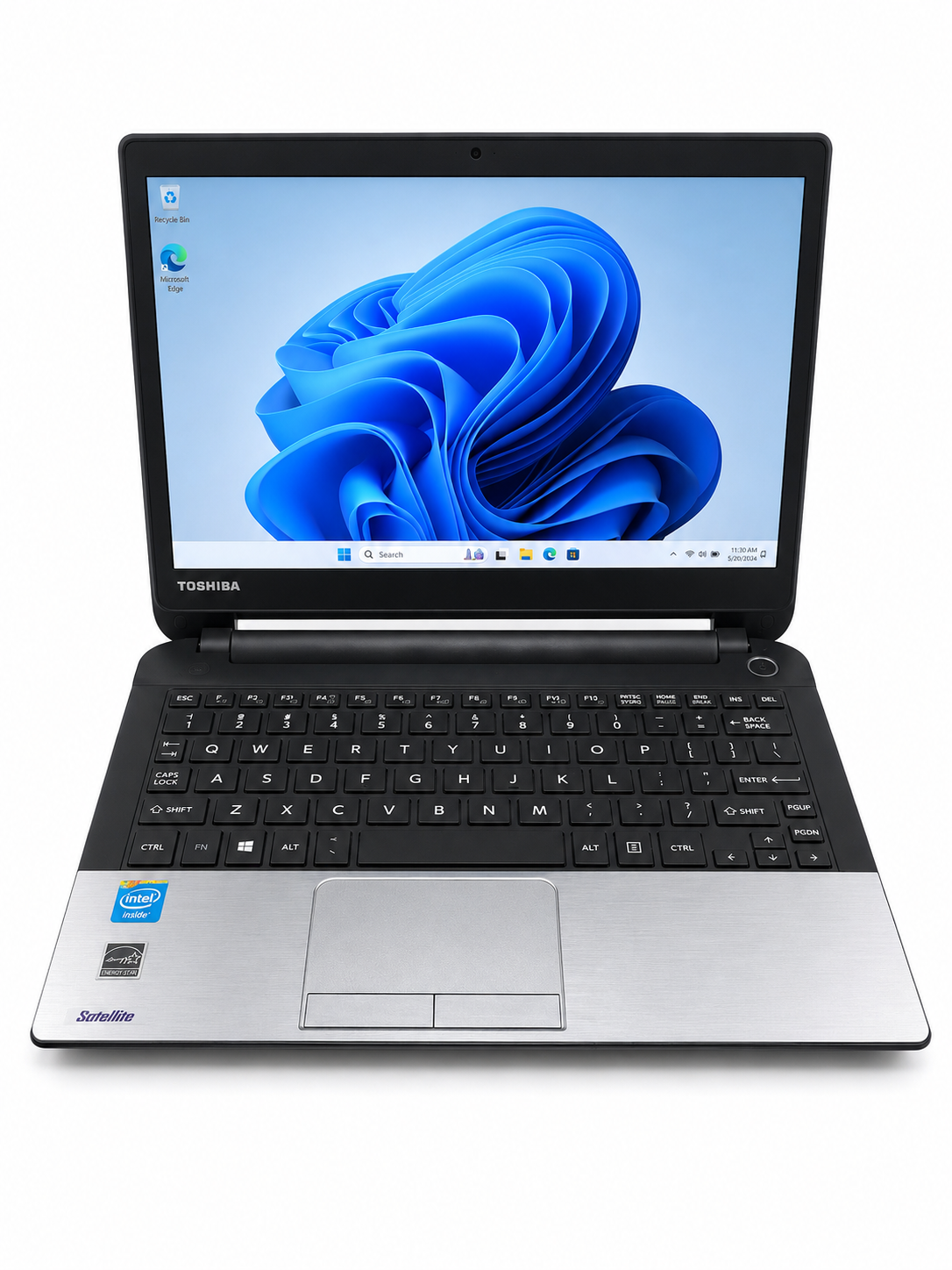 Toshiba Satellite NB15t A1303 Laptop 11.6 Inch Touchscreen | Intel Celeron N2810 Dual Core 2.0GHz | 4GB RAM 320GB HDD | HD 1366x768 LED Display | Intel HD Graphics | WiFi | Compact Portable Laptop - Image 2