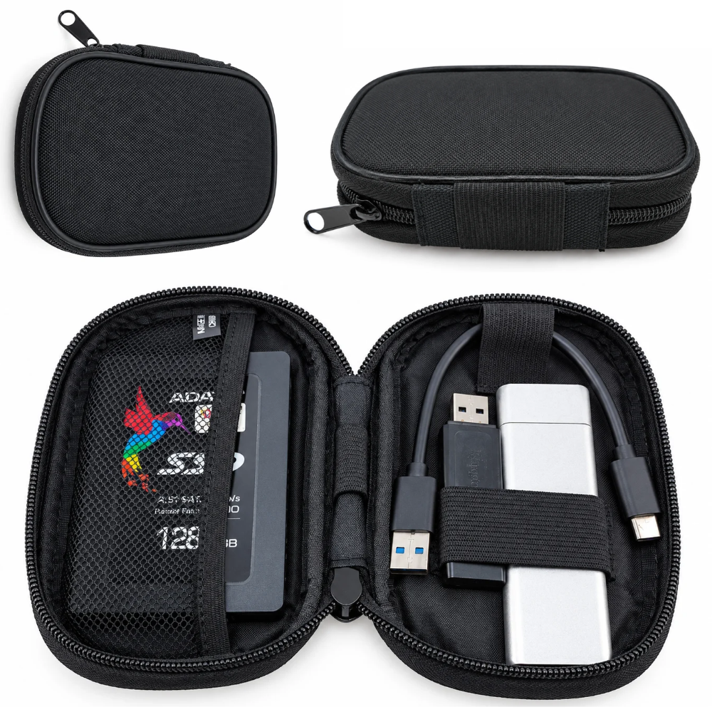 Travel Storage Organizer Pouch Bag – Electronic Accessories Carry Case, Cable Organizer, Charger, Mini Power Bank & Earphone Storage Bag, Portable Waterproof Travel Pouch - Image 5